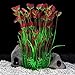 Photo QUMY Large Aquarium Plants Artificial Plastic Fish Tank Plants Decoration Ornament for All Fish (B-Red) review