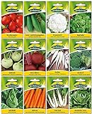 12 Sorten | Gemüsesamen Sortiment | für Anfänger geeignet | robuste Mischung Foto, neu 2024, bester Preis 12,95 € (1,08 € / stück) Rezension