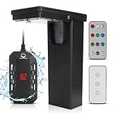 Aquarium Fish Tank Filter with Light + Heater for an Healthy Environment for Fish and Plants Created by Using Advance Filtration + Full Spectrum LED Light + Heater Photo, new 2024, best price $39.50 review