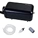 Photo AQUANEAT Aquarium Air Pump, for up to 10 Gallon Fish Tank, 40 GPH Hydroponic Oxygen Aerator, with Airline Tubing, Air Stone, Air Bubbler, Check Valve review