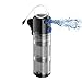 Photo Yochaqute Aquarium Fish Tank Filter: 8w Internal Filter Pump for 40-120 Gallon Salt Water | Fresh Water | Coral Tank | Turtle Tank with 2 Stages Filtration & Strong Suction Cups review