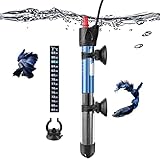 Hitop 50W/100W/300W Adjustable Aquarium Heater, Submersible Glass Water Heater for 5 – 70 Gallon Fish Tank (50W for 5-15 Gallon) Photo, new 2024, best price $12.97 review