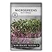 Photo Sow Right Seeds - Red Cabbage Microgreen Seed for Growing - Instructions to Quickly Grow Your Own Delicious and Healthy Microgreens - Plant Indoors with no Special Equipment - Minimum 14g per Packet review