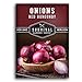 Photo Survival Garden Seeds - Red Burgundy Onion Seed for Planting - Packet with Instructions to Plant and Grow Delicious Red Short Day Onions in Your Home Vegetable Garden - Non-GMO Heirloom Variety review