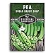 Photo Survival Garden Seeds - Sugar Daddy Snap Pea Seed for Planting - Packet with Instructions to Plant and Grow in Delicious Pea Pods Your Home Vegetable Garden - Non-GMO Heirloom Variety review