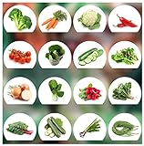 Prademir Gemüse Samen Set - 16 Gemüse Sorten aus Portugal | 100% Natur Saat (Keine Chemie, Gentechnik, künstliche Wachstums-Helfer) Foto, neu 2024, bester Preis 9,99 € Rezension