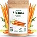 Photo SEEDRA Imperator Carrot Seeds for Indoor and Outdoor Planting - Non GMO and Heirloom Seeds - 900+ Seeds - Sweet Variety of Carrots for Home Vegetable Garden review